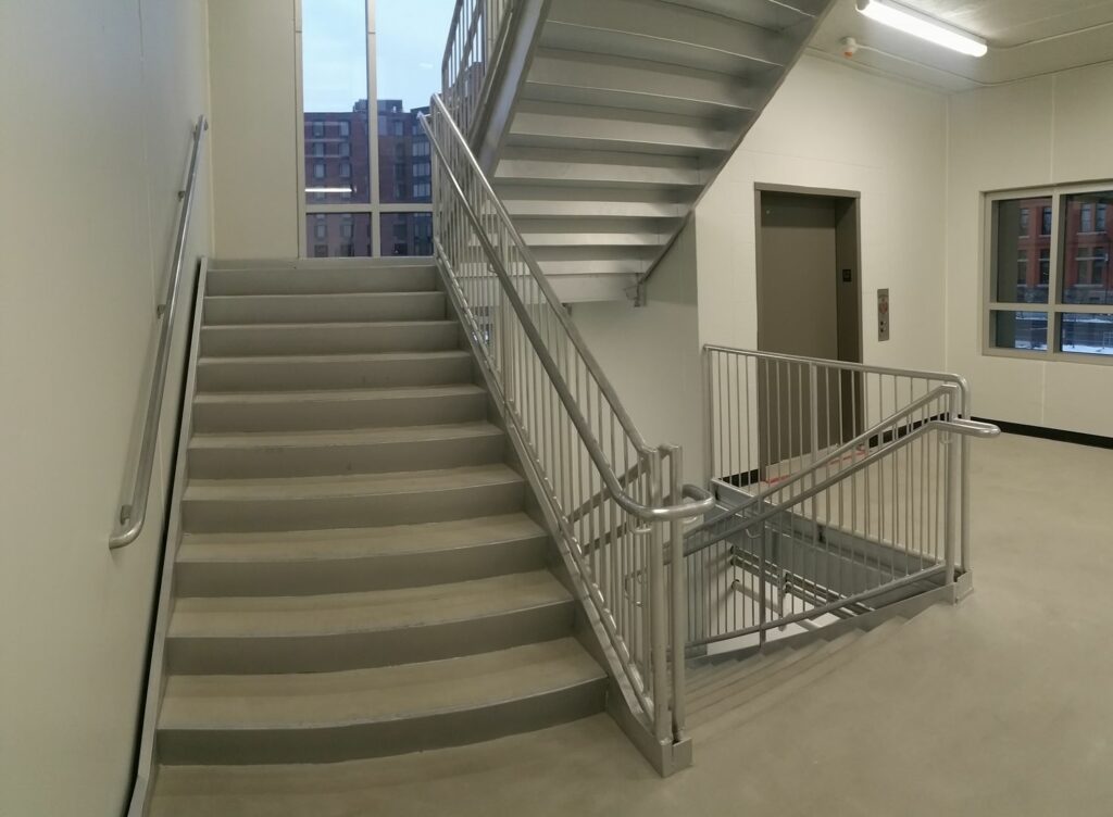 university-metal-stairs